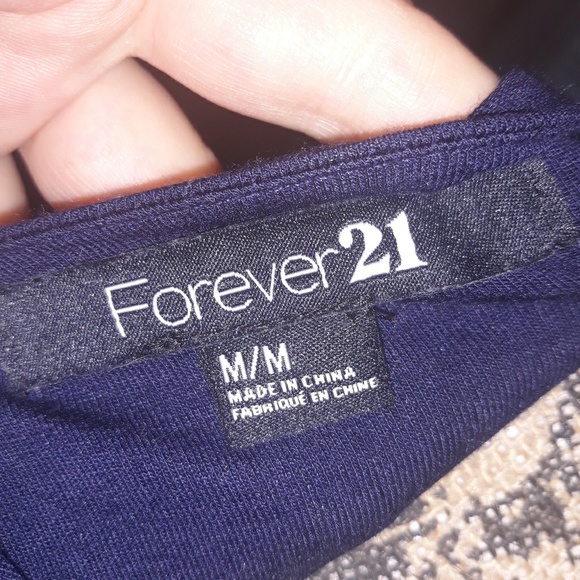 Forever 21 navy blue cardigan - Picture 3 of 3